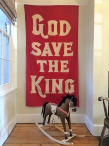 God Save the King vintage flag